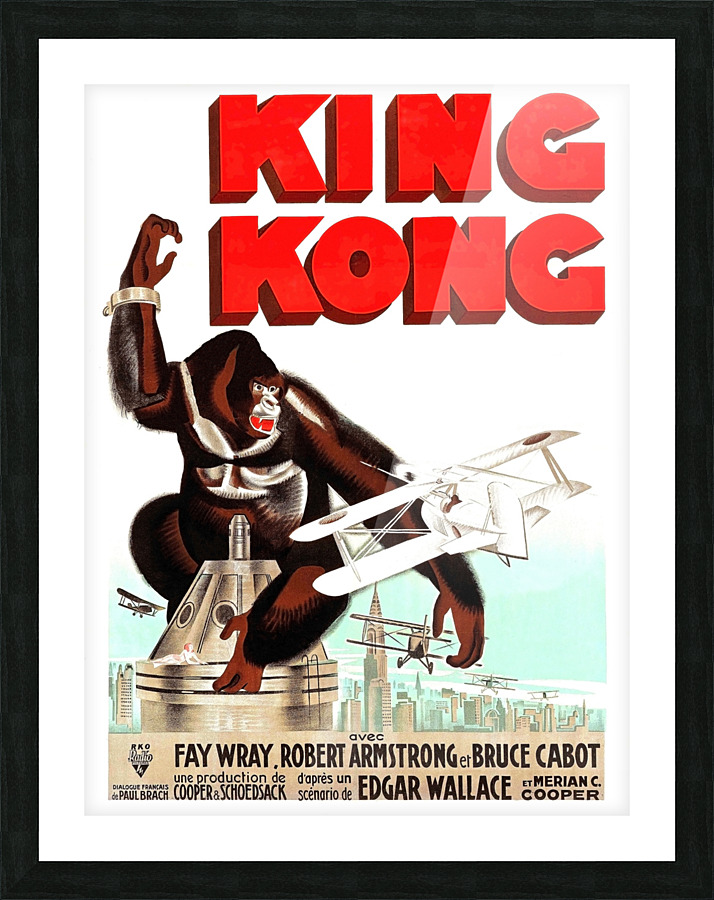 King Kong Picture Frame print