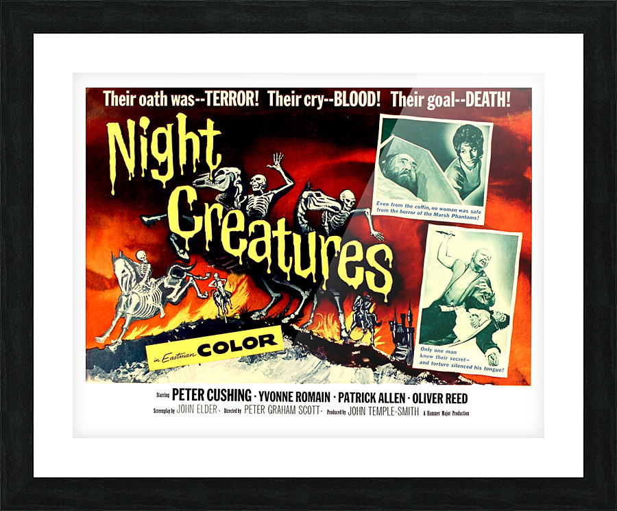 Night Creatures Picture Frame print