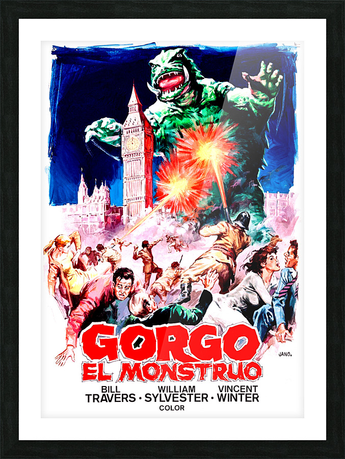 Godzilla  the Monster Picture Frame print