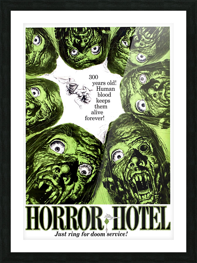 Horror Hotel Picture Frame print