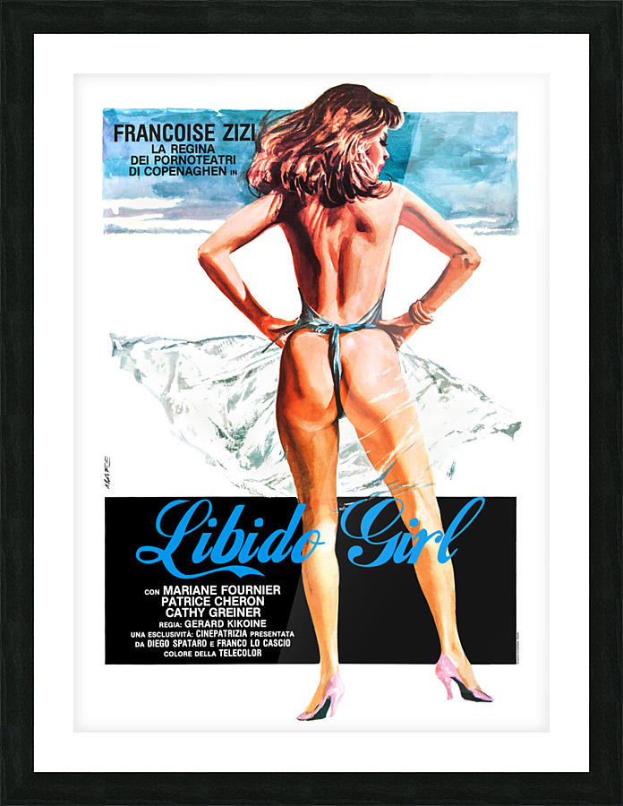 Libido Girl Picture Frame print