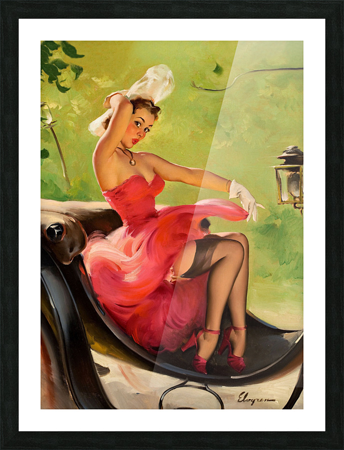Windy Ride Picture Frame print