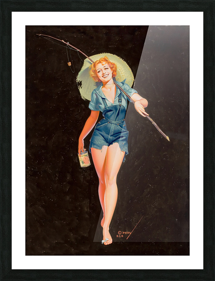 Going to Fish Picture Frame print