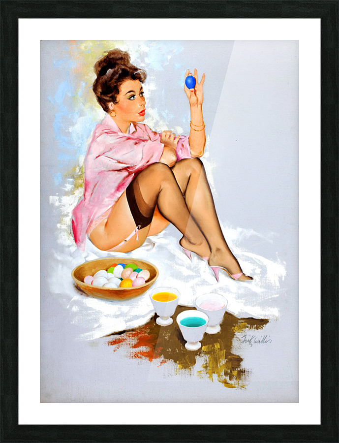 The Blue Egg Picture Frame print