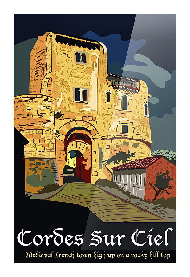 Cordes Sur Ciel Picture Frame print