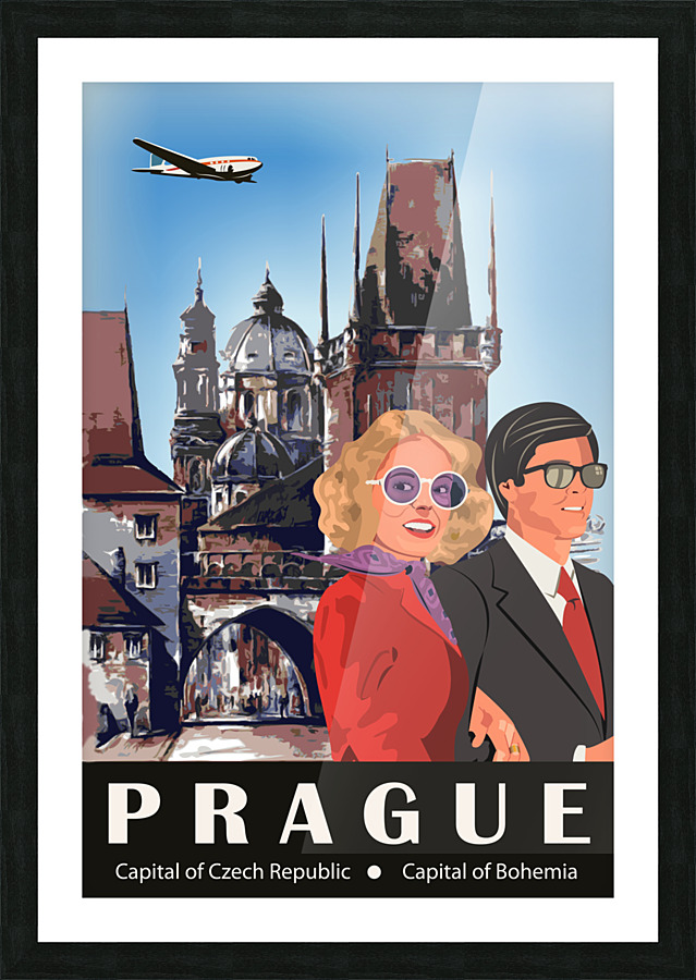 Prague Picture Frame print