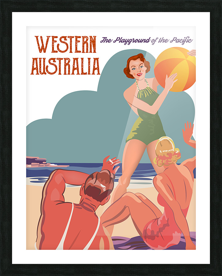 Western Australia Picture Frame print
