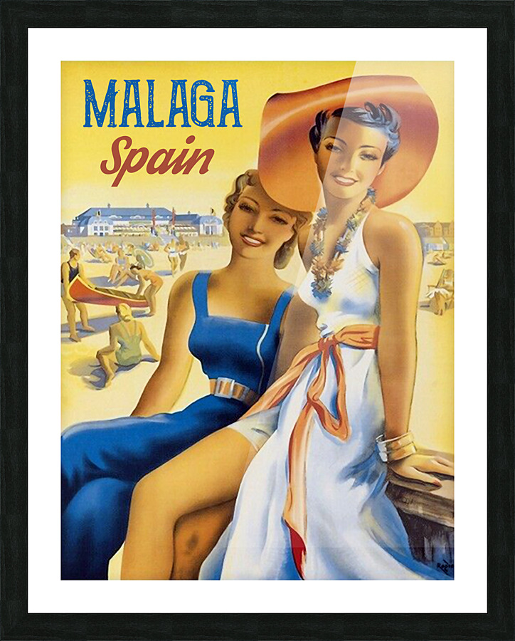 Malaga Spain Picture Frame print