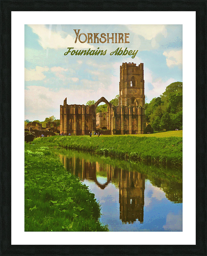 Yorkshire Poster Picture Frame print