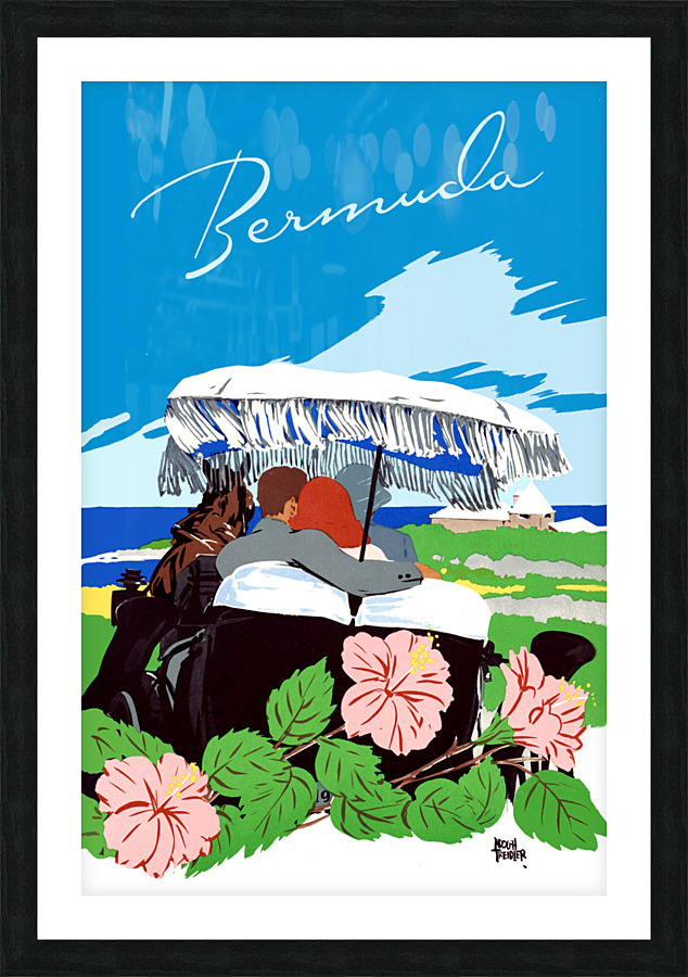 Bermuda Romantic Poster Picture Frame print