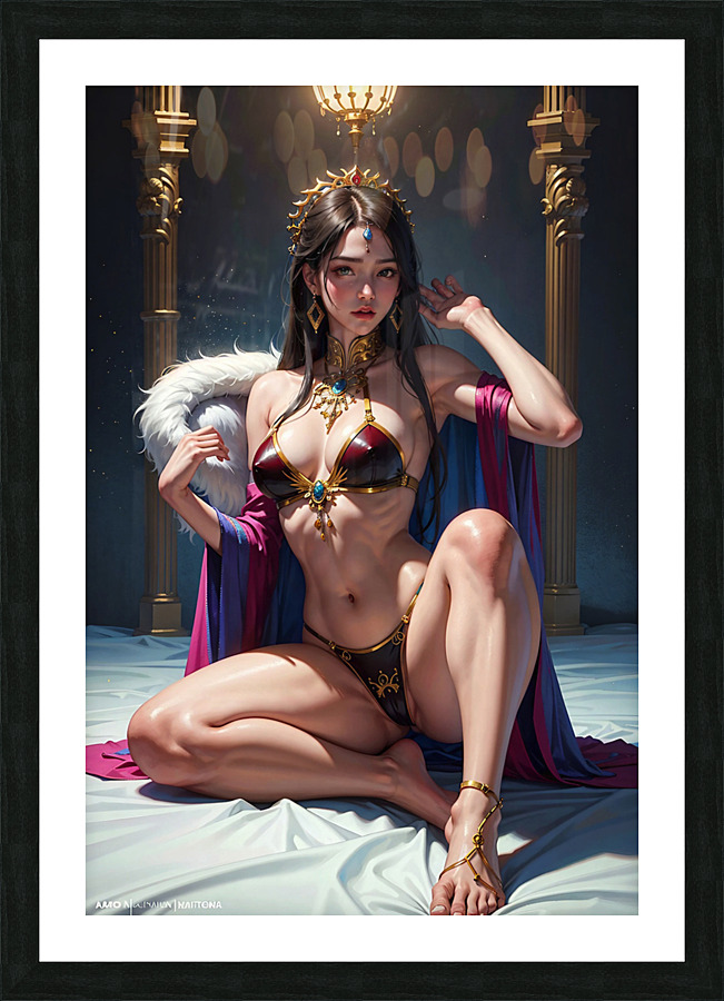 Beautiful Concubine Picture Frame print