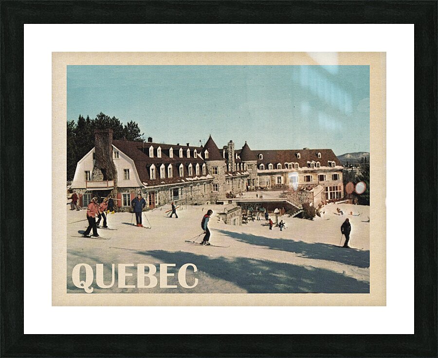 Quebec Picture Frame print