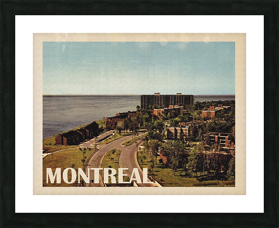 Montreal Picture Frame print