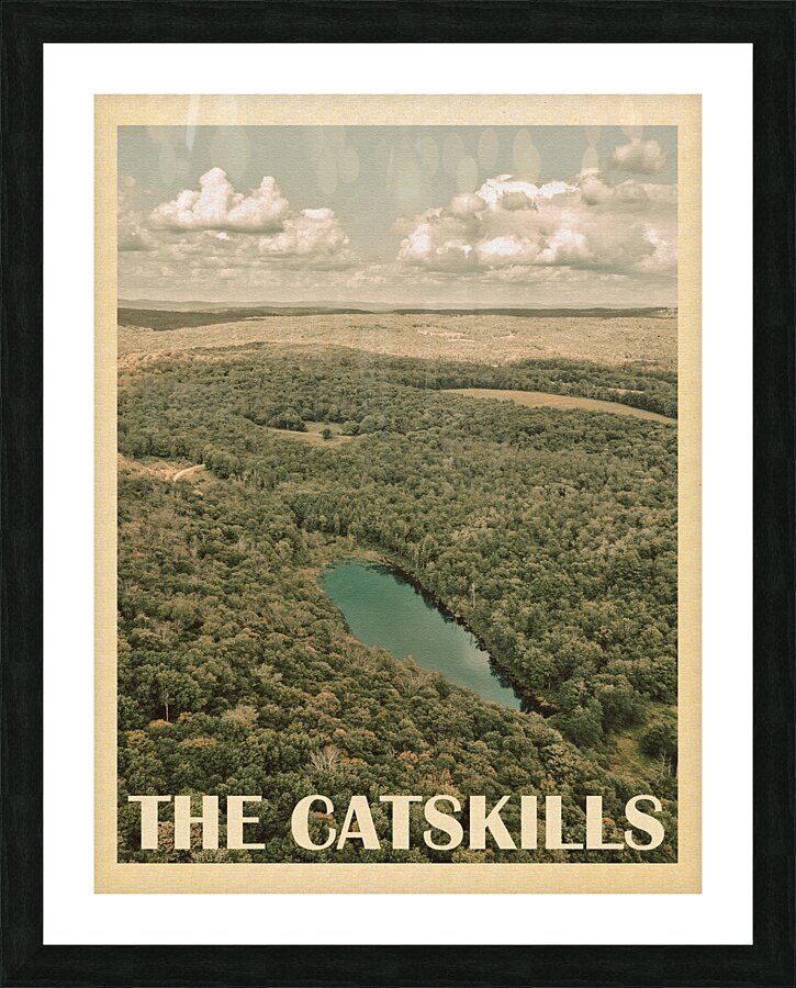 Catskills Pond Picture Frame print