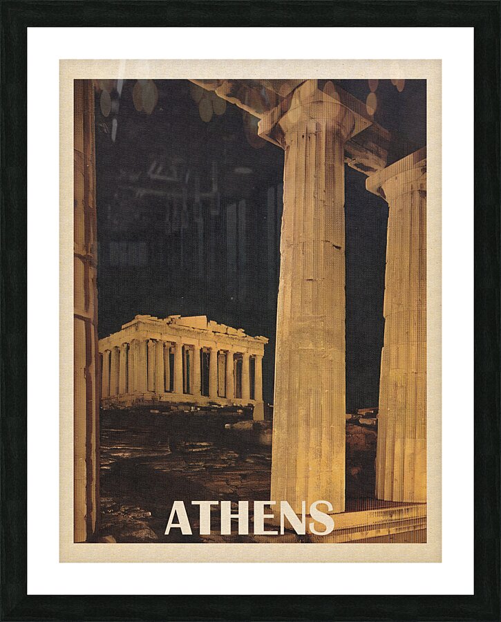 Athens Parthenon Picture Frame print