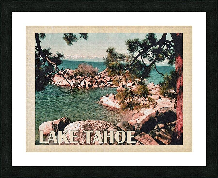 Lake Tahoe Picture Frame print