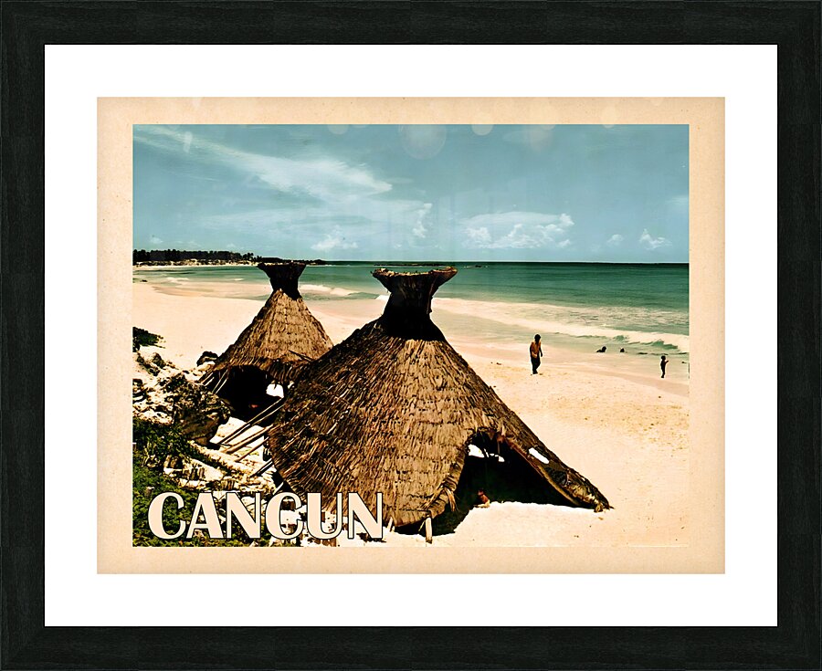 Cancun Mexico Picture Frame print