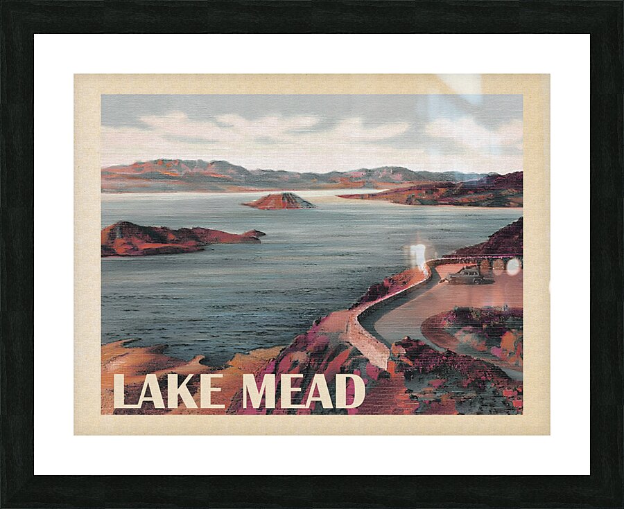 Lake Mead Picture Frame print