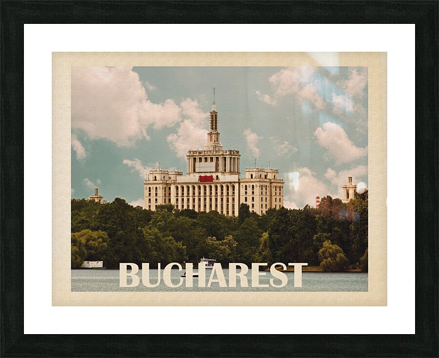 Bucharest Picture Frame print