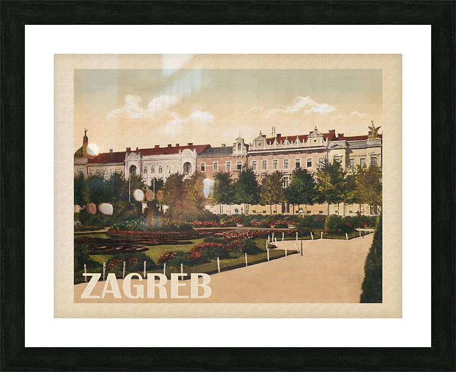 Zagreb Croatia Picture Frame print