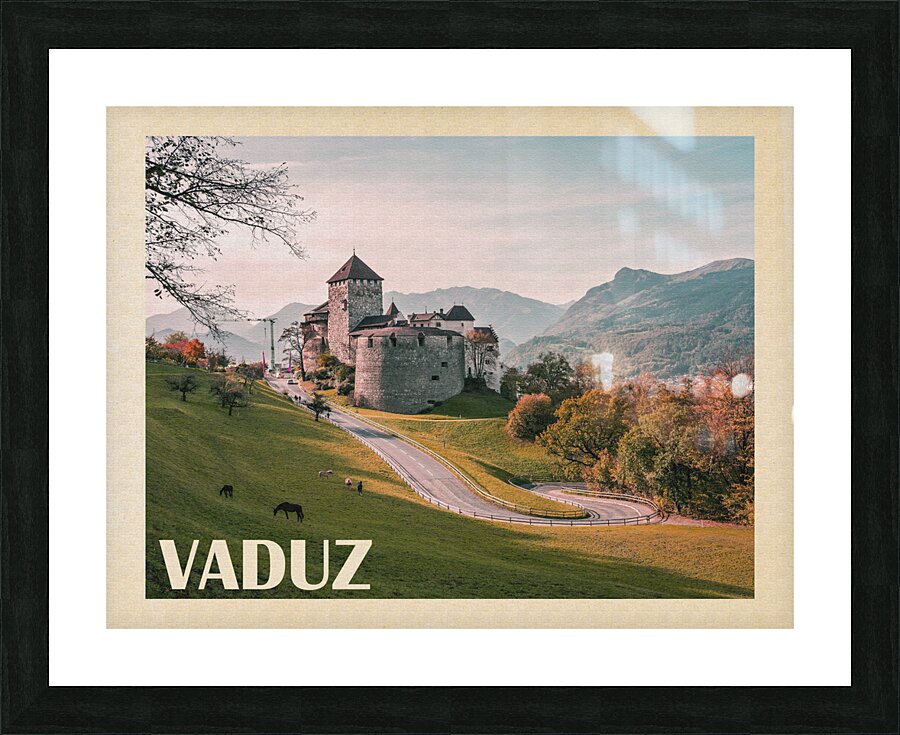 Vaduz Liechtenstein Picture Frame print