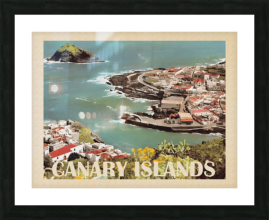 Canary Islands Picture Frame print