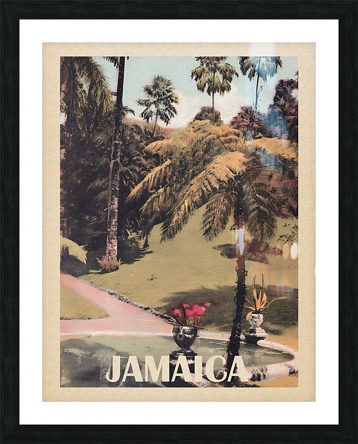 Jamaica Picture Frame print