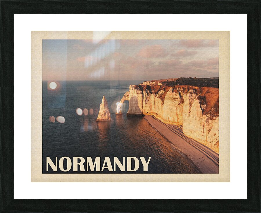 Normandy France Picture Frame print