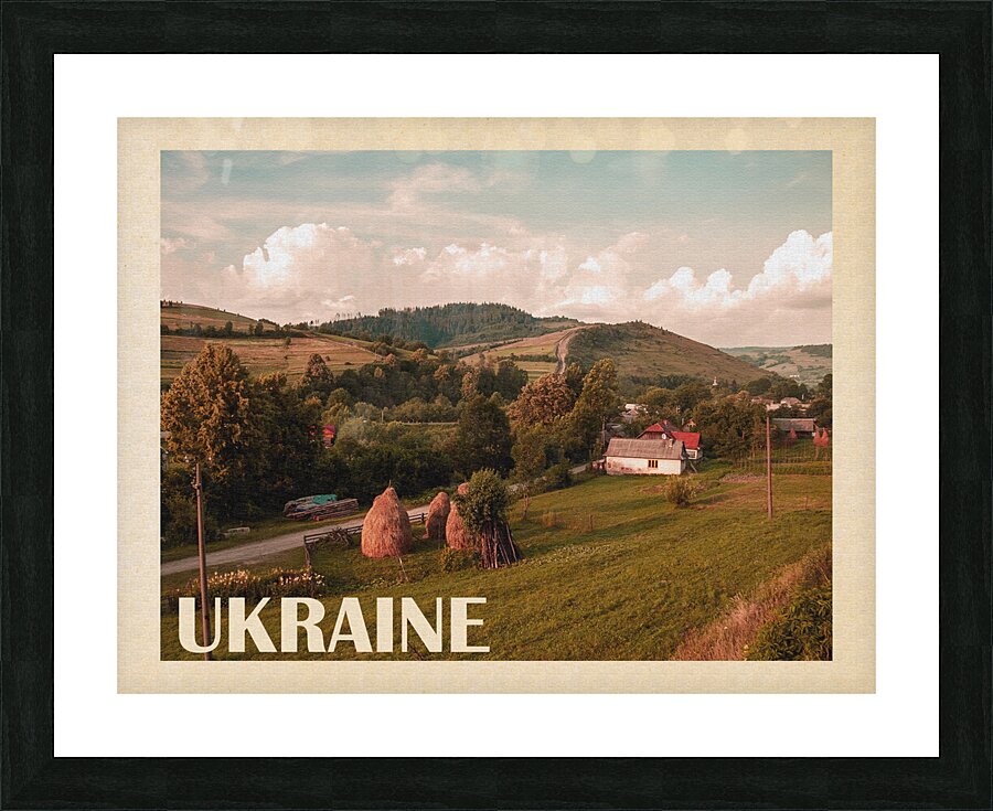 Ukraine Picture Frame print