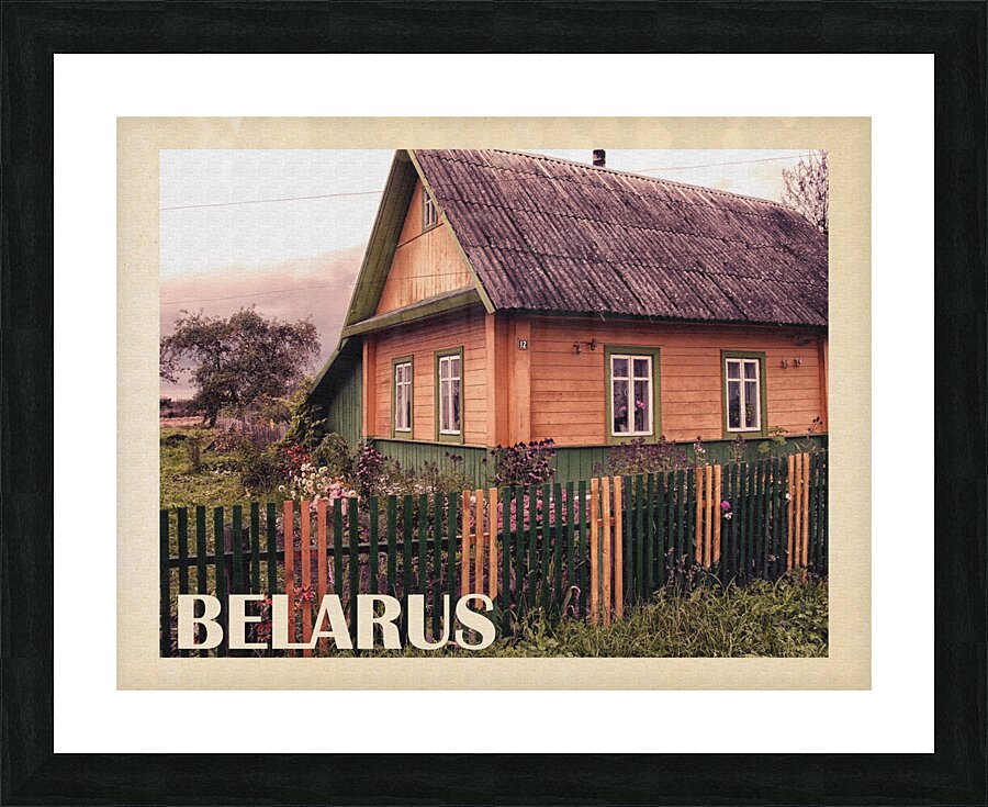 Belarus Picture Frame print