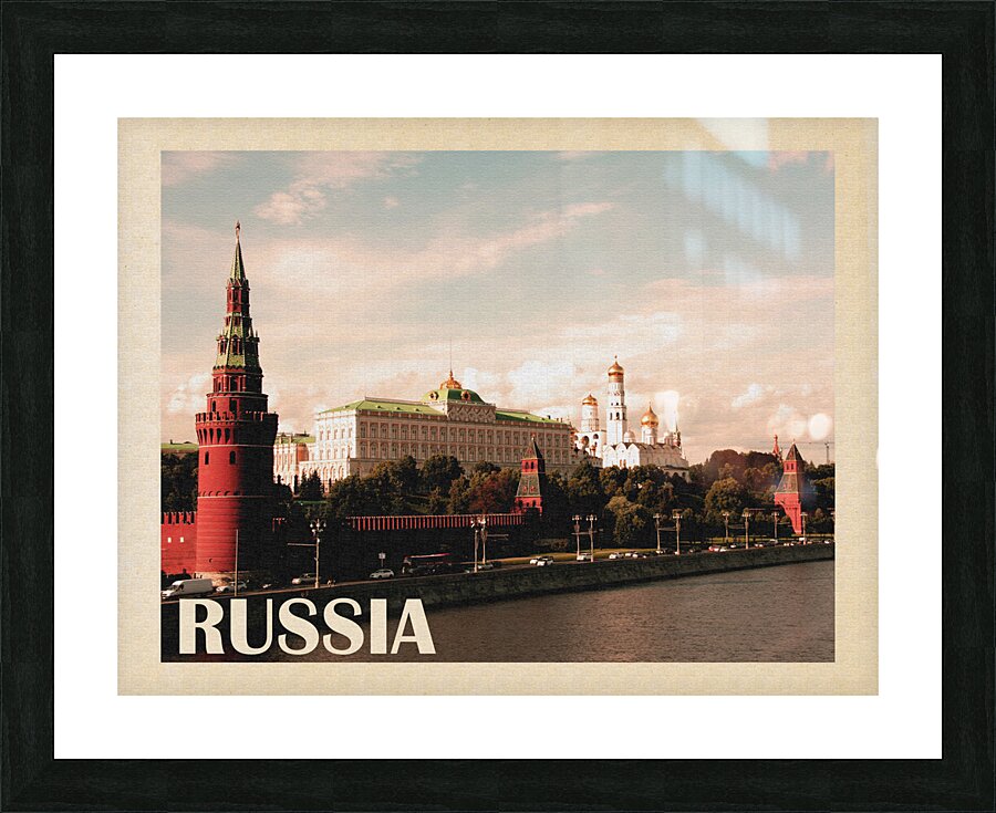 Russia  Picture Frame print