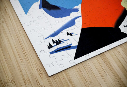 Skier from Austria vintagesupreme puzzle