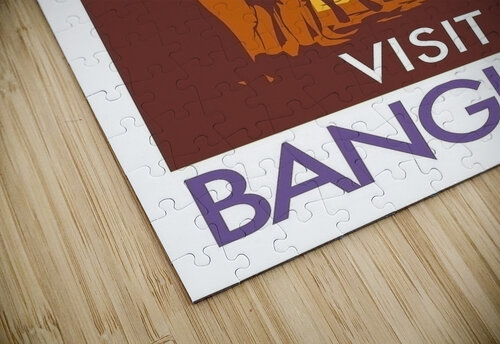 Visit Bangkok vintagesupreme puzzle