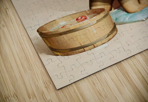 Bobbing the Apples vintagesupreme puzzle