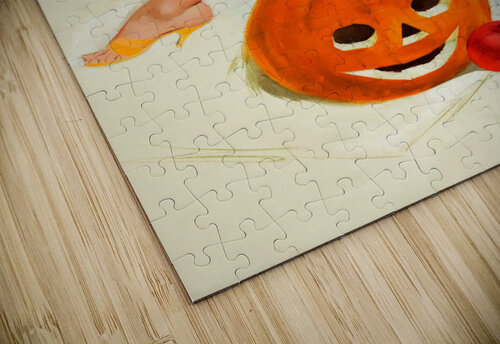 Girl with Pumpkin vintagesupreme puzzle