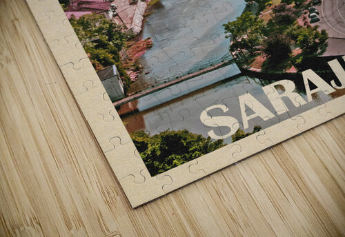 Sarajevo Miljacka river vintagesupreme puzzle
