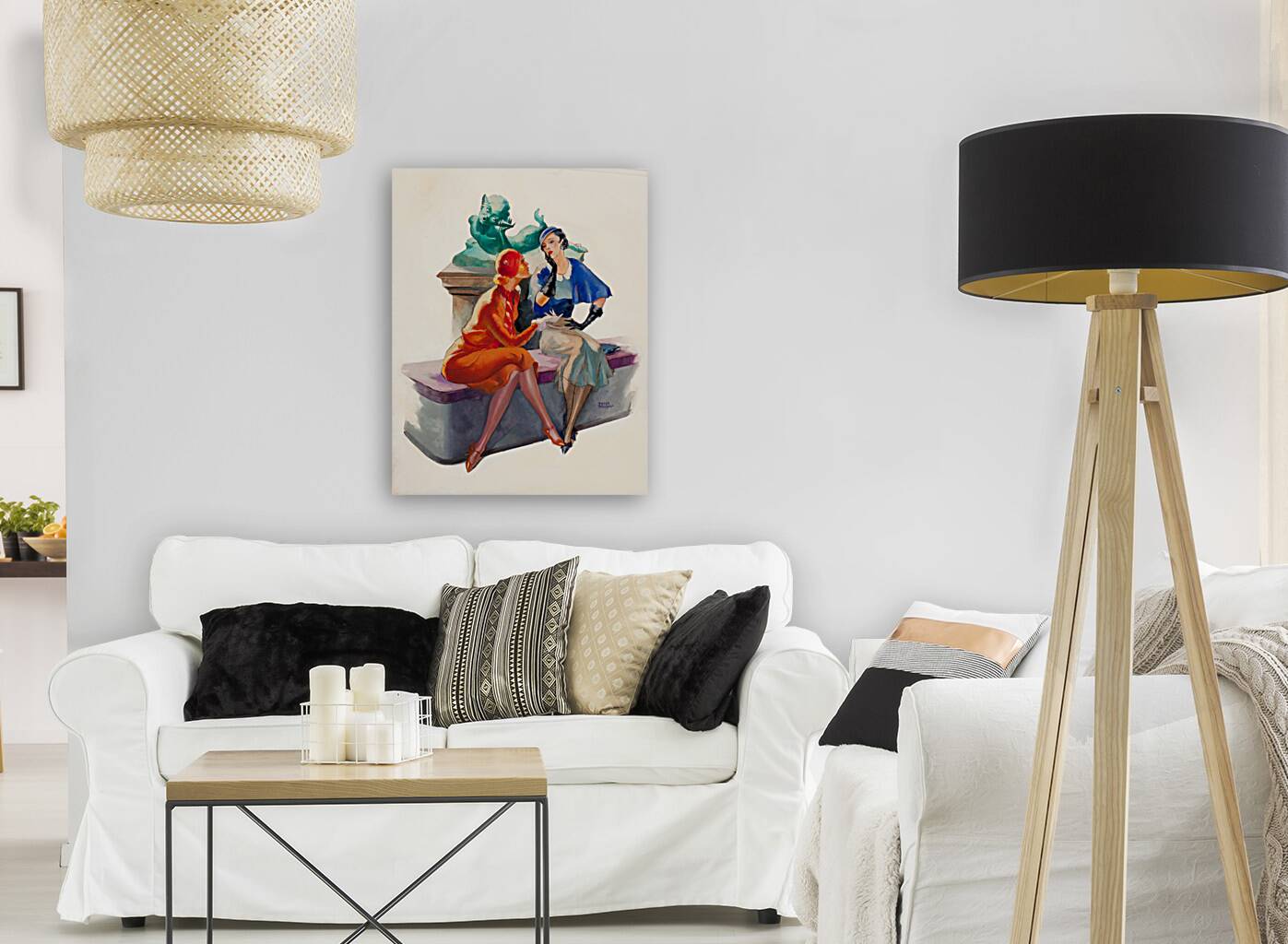 A Conversation in the Park Reproduction