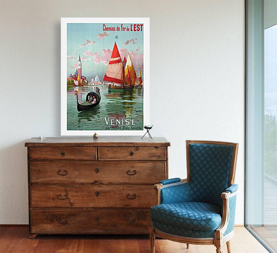Sailing in Venice Reproduction