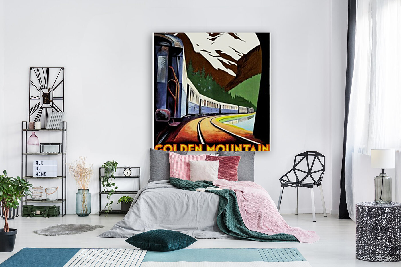 Golden Mountain Reproduction