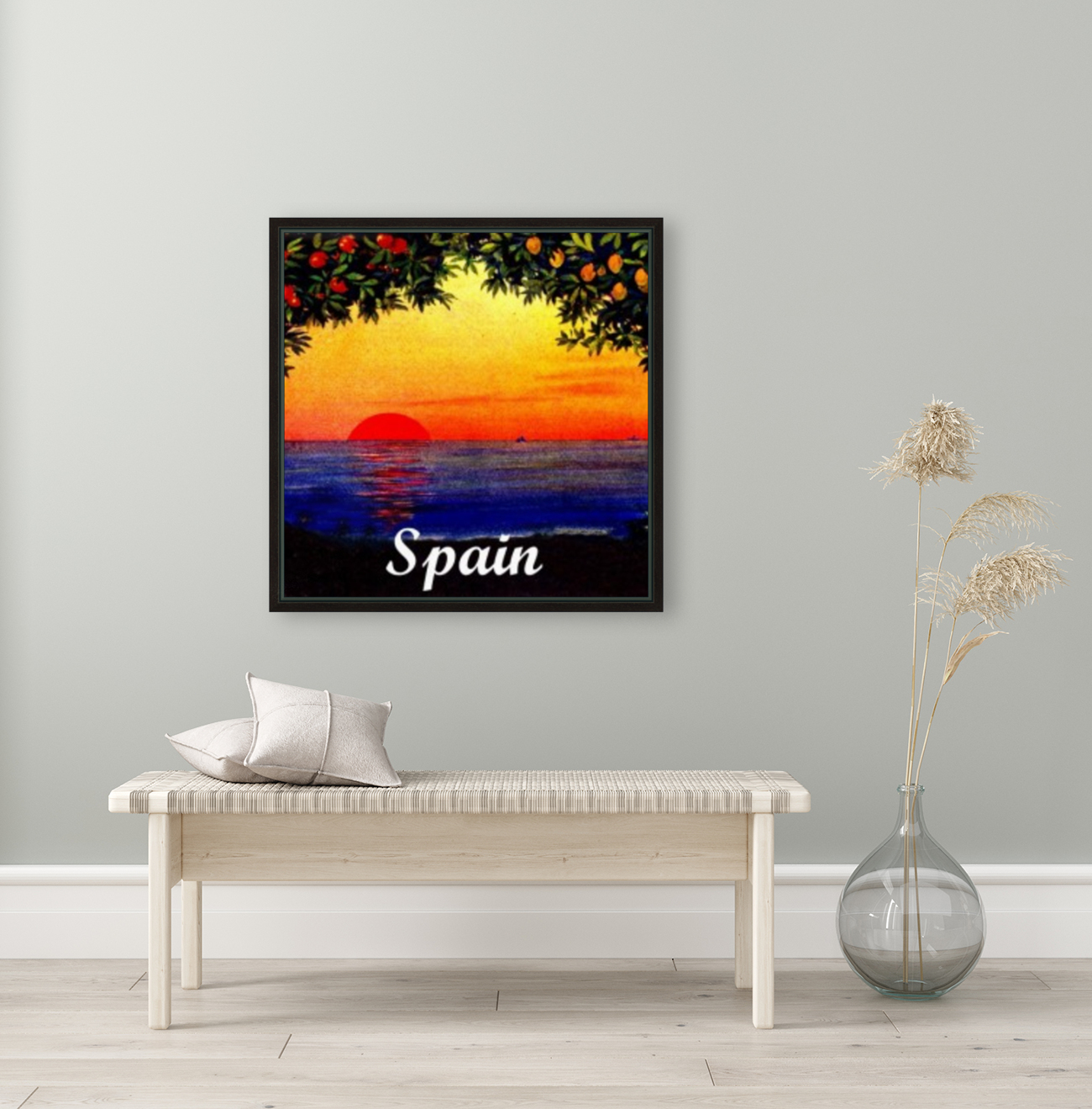 Summer Sunset on Spain Reproduction