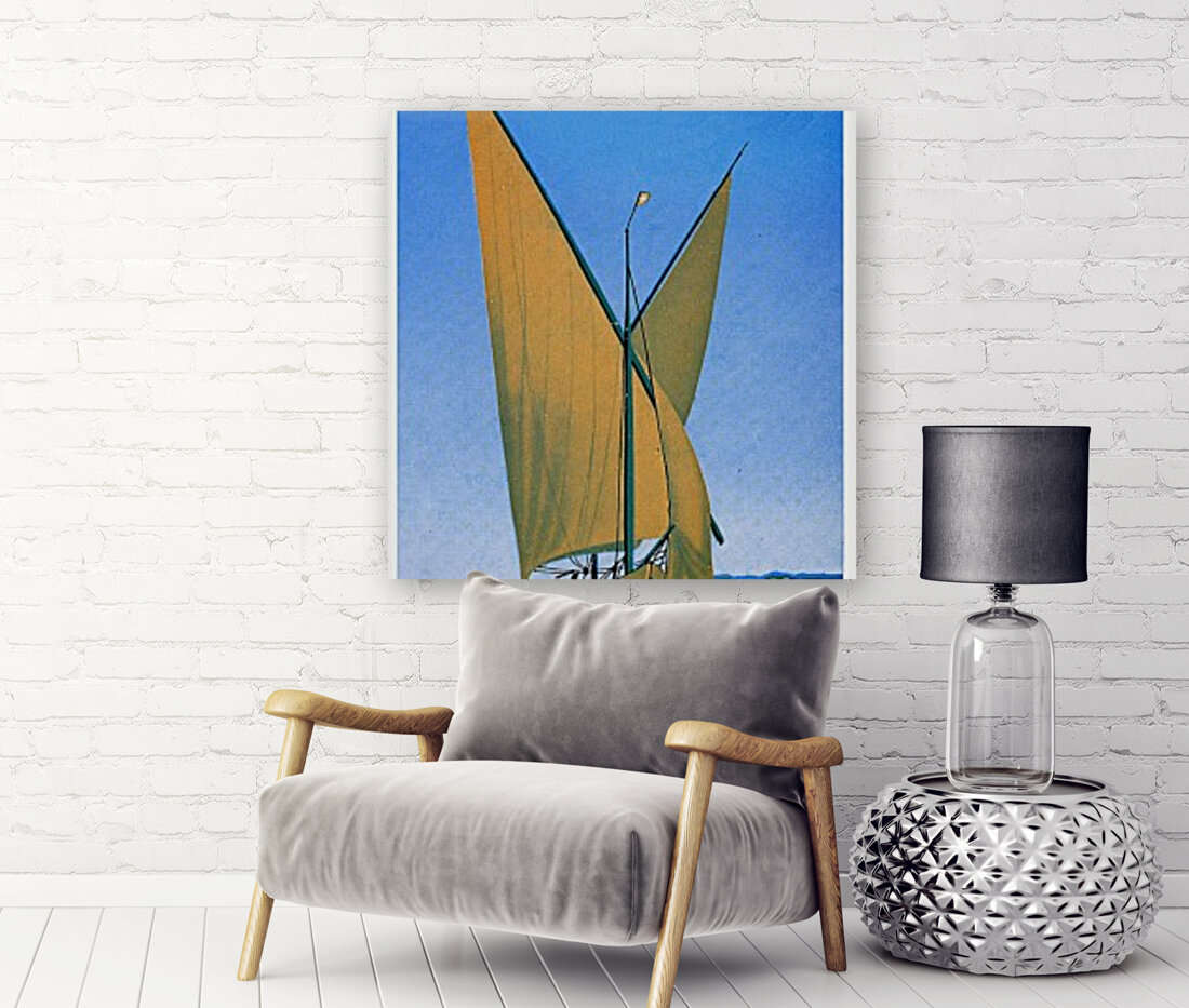 Sailing on Lac Leman Reproduction