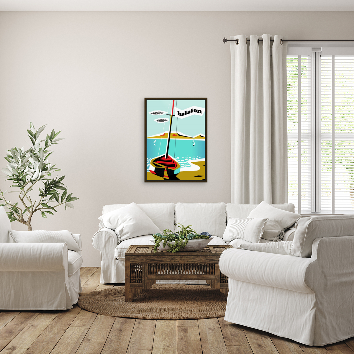 Balaton Lake Reproduction