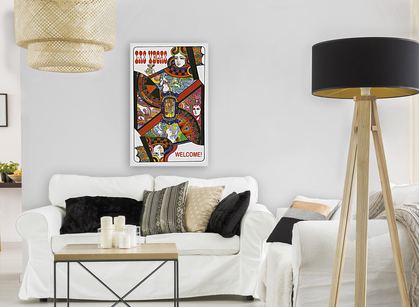 Las Vegas Playing Card Reproduction