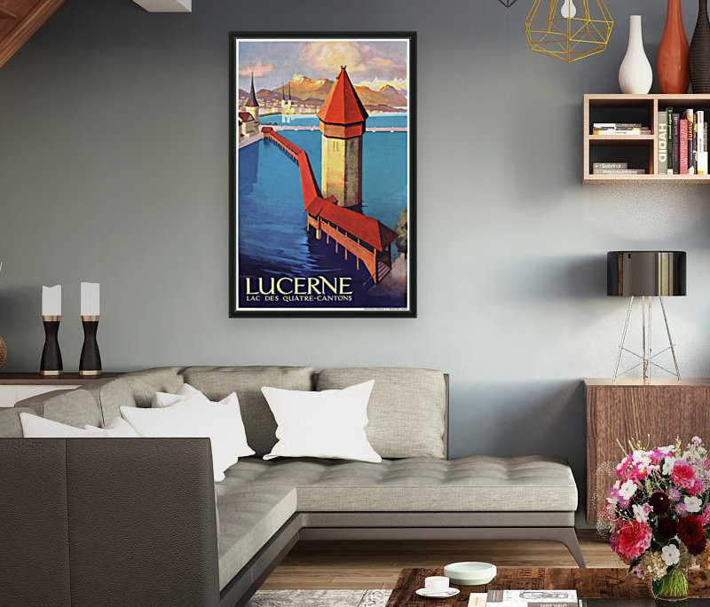 Lucerne Bridge Reproduction