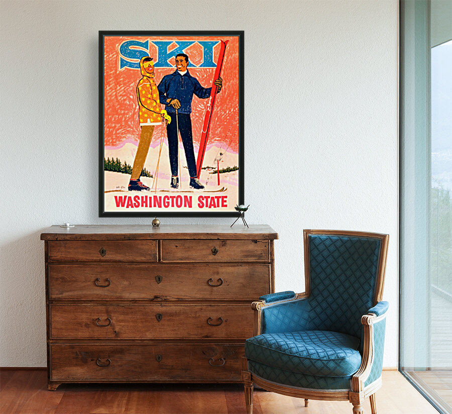 Ski in Washington State Reproduction