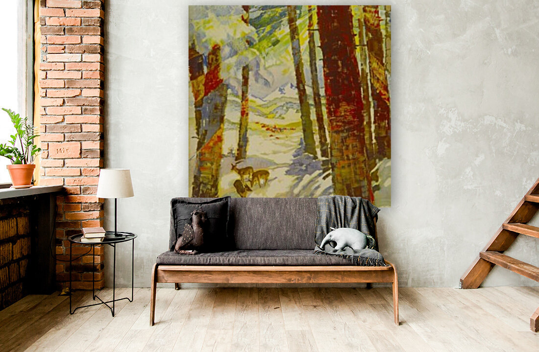 Winter Forest Germany Reproduction