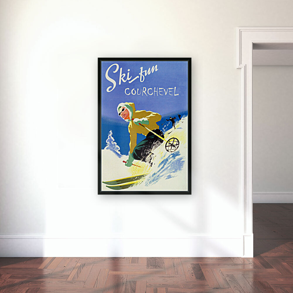 Courchevel Ski Fun Reproduction