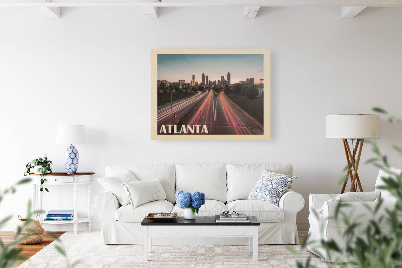 Atlanta  City Lights Reproduction