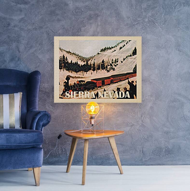 Sierra Nevada Mountains Reproduction