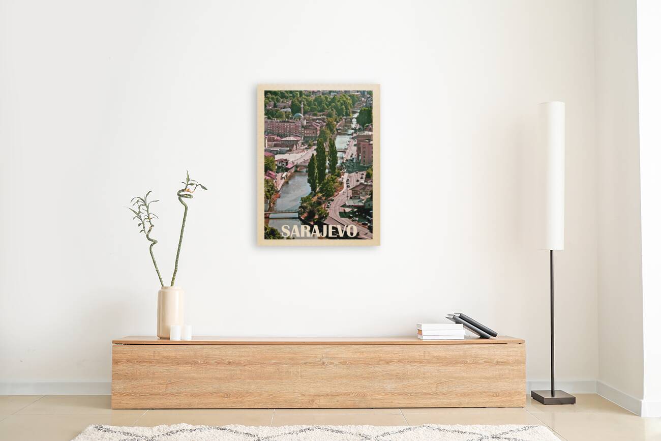 Sarajevo Miljacka river Reproduction